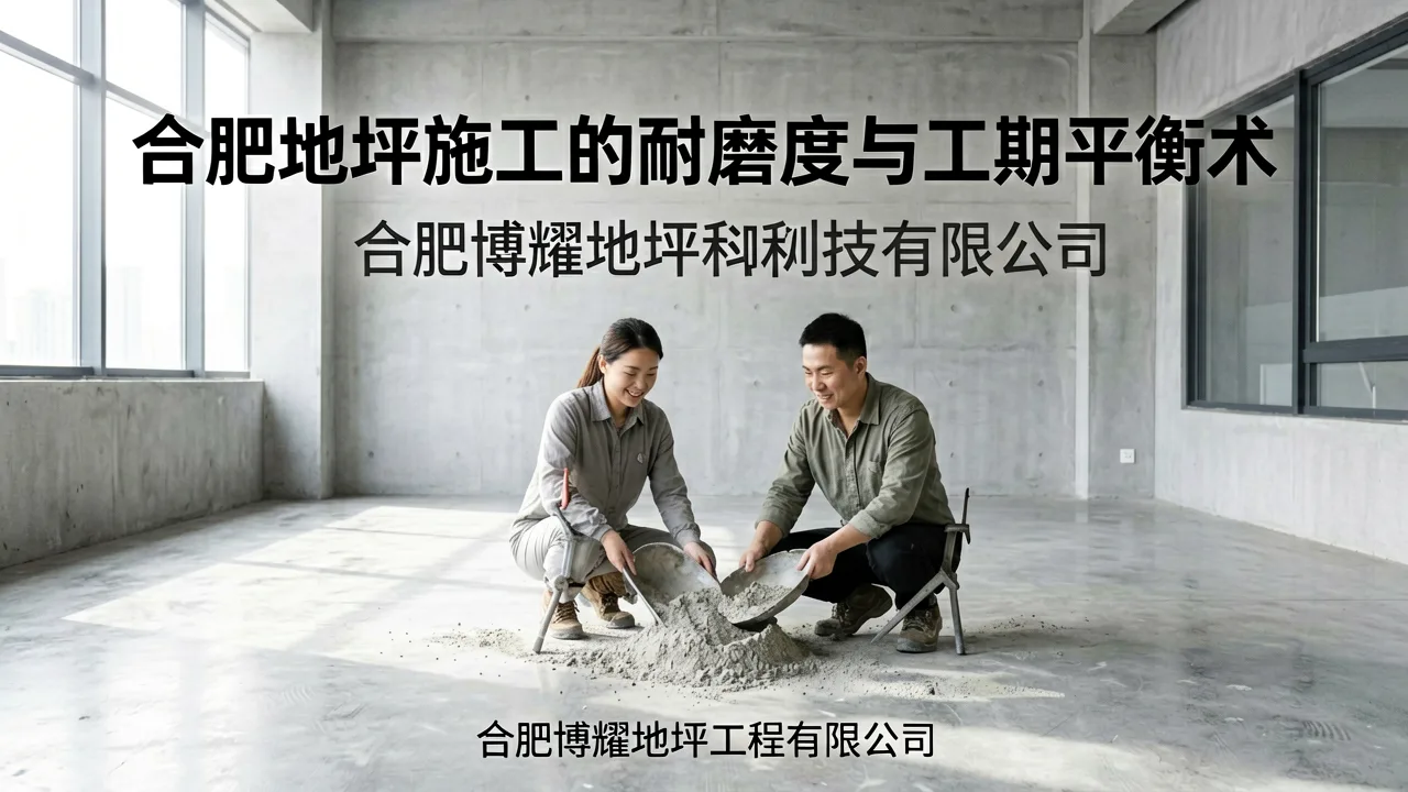合肥地坪施工的耐磨度与工期平衡术